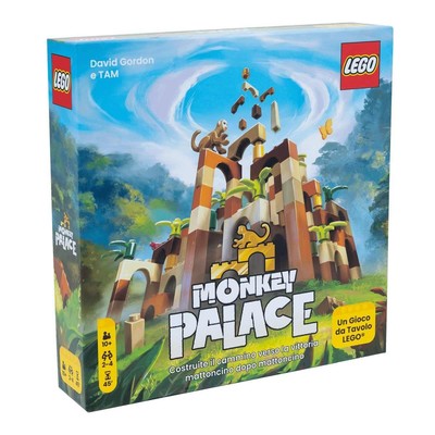 Lego x Asmodee - Monkey Palace - Italian Building Board Game 