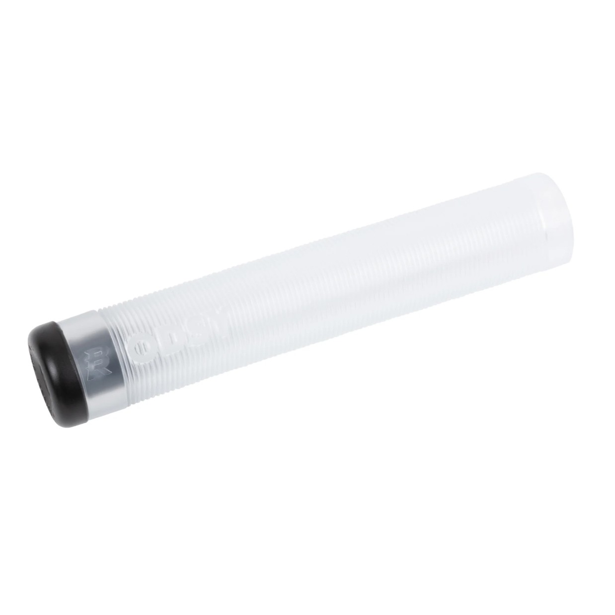 Odyssey Broc Grips - Clear, Ribbed Rubber, Signature "BR" Lo