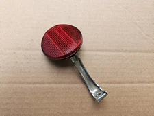 Vintage 70s CatEye RR-250-WZ Round Rear Bike Reflector + Curved Mounting Bracket