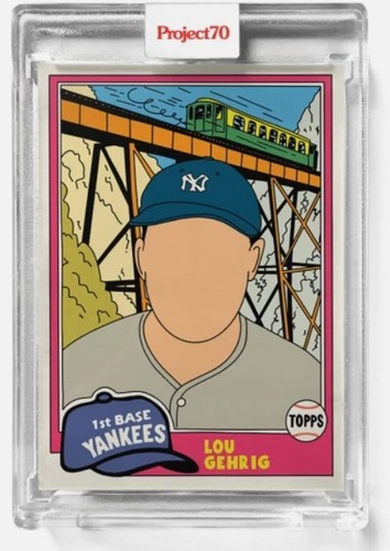 Lou Gehrig #70 2021 Topps Project 70 card