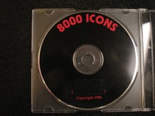 8000 ICONS, CLIPART, and Audio files COMPUTER GRAPHICS CD