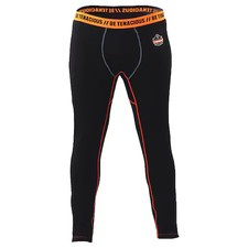 Ergodyne 6480 Men's Bottoms, 2Xl, Black, 100% Polyester