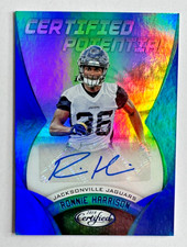 Ronnie Harrison 2018 Certified Potential Signatures Mirror Blue RC AUTO #'d /50