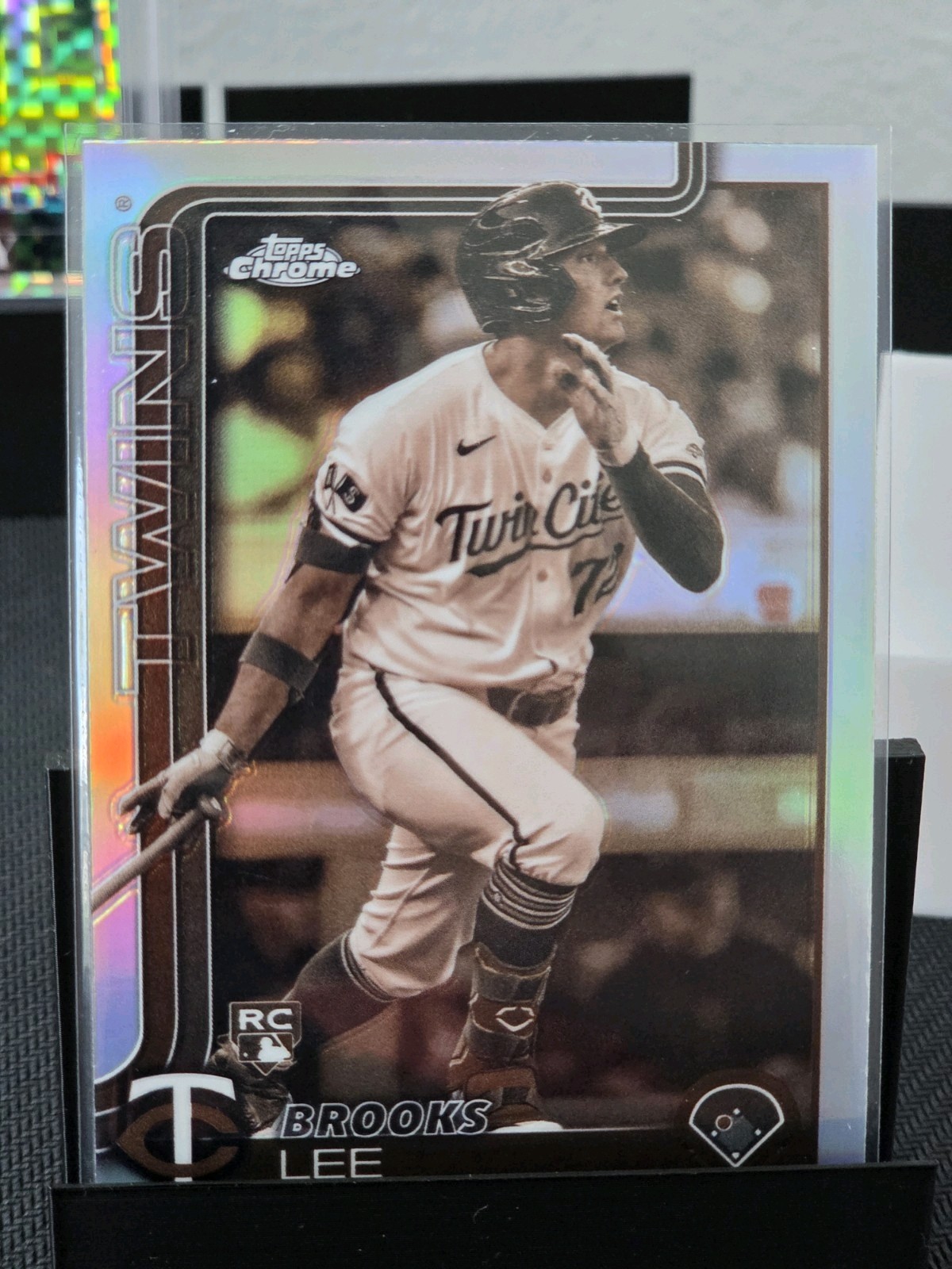 2025 Topps Chrome - Brooks Lee #234 Sepia Refractor (RC)