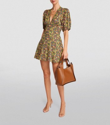 Doen Emilia Dress In Green Valley Floral NWT Sz XS
