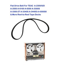 10pcs-Pack Flat Drive Belts For TEAC A-2300 A-2500 A-6100 A-6300 A-3300S FRX14.5