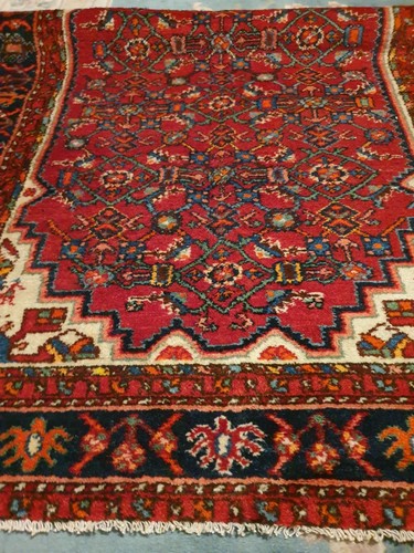 Wolle Perser Teppich Vintage Traditioneller Original Orientteppich 115×156cm Rug - Bild 22 von 24