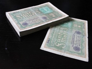 LOT 50 Banknoten 50 Mark 1919 ::: GERMANY Ro.62