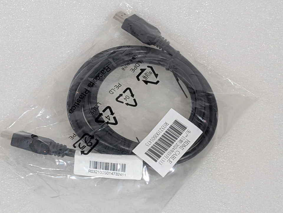 Лот из 200 x HP R032100H01473 HP 917445-002 HDMI 1.4 штекер на штекер кабель, 6 футов - Изображение 3 из 4