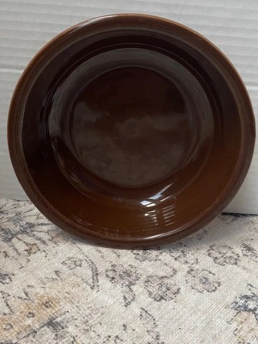 Fiestaware Chocolate Brown Classic Rim Soup Coup Cereal Bowl 6 7/8" FIESTA Bowl