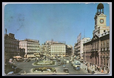 Ansichtskarte Madrid / Puerta del Sol - Spanien