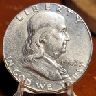 1963 Franklin 90% Silver Half Dollar AU