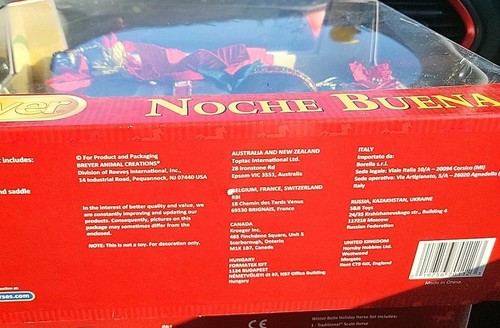 Breyer Noche Buena Poinsettia Holiday 2012 Christmas Horse New in Box - 第 4/6 張圖片