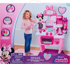 Disney Junior Minnie Mouse Happy Helpers Brunch Cafe, Play Kitchen Set for Kids,