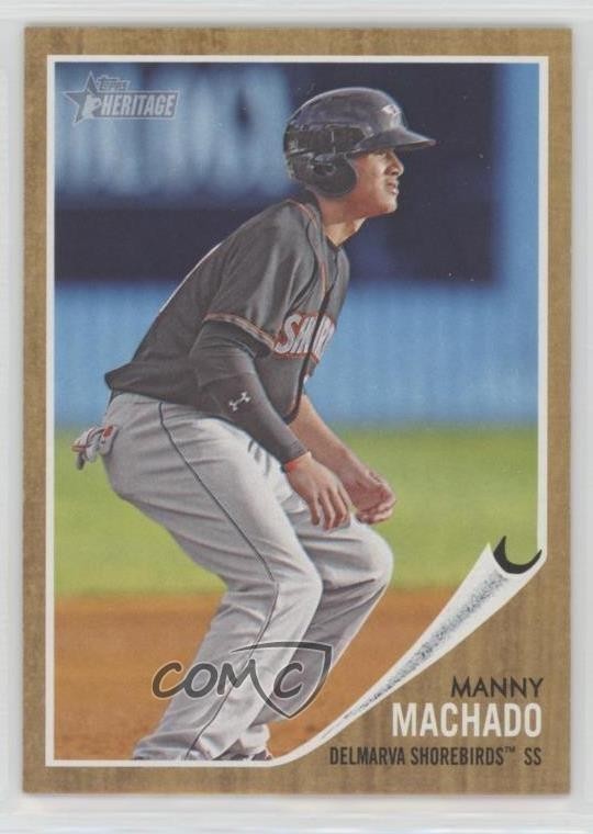 2011 Topps Heritage Minor League Edition Manny Machado #161 1sm3
