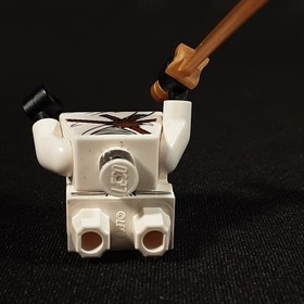 LEGO Minifig Zane the Golden Weapons Ninjago njo0001 Missing Head