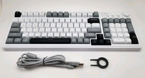 AULA S99 Gaming Keyboard TRI-MODE BLUETOOTH 2.4GHZ USB-C Membrane NonMechanical - Picture 2 of 20