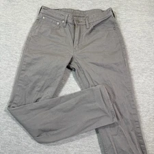 Levi’s 511 Jeans Men 32x30 Gray Stretch Slim Fit Tapered Leg Denim Pants