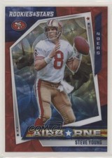 2021 Panini Rookies & Stars Airborne Red Scope Prizm Steve Young #AB-29 HOF 00gq