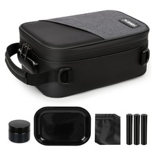 HOMEAL Smell Proof Bag with Combination  Lockable Discreet Carbon Odor Contro...
