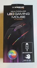 Xtreme Tech Multicolor LED Gaming Mouse RGB 2400 DPI Max 4 Button Control