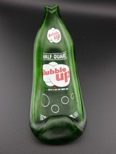 Vintage Bubble Up Melted Glass Bottle Spoon Rest