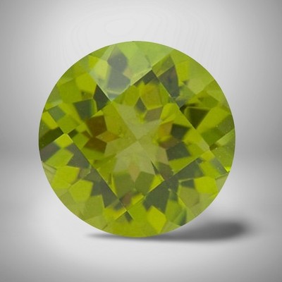 Peridot Round Cut Gemstone 0.16 Cts - 3 mm Flawless Loose Gem #