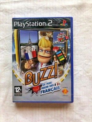 Buzz!: Le Plus Malin Des Français PS2 Sony Playstation 2 PAL France Neu Sealed