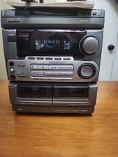 Aiwa CX- NA50U stereo Audio System W/Speakers Radio/CD/MD/AUX HAS ISSUES