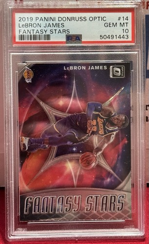 2019-20 Panini Donruss Optic - Fantasy Stars LeBron James PSA 10 #14