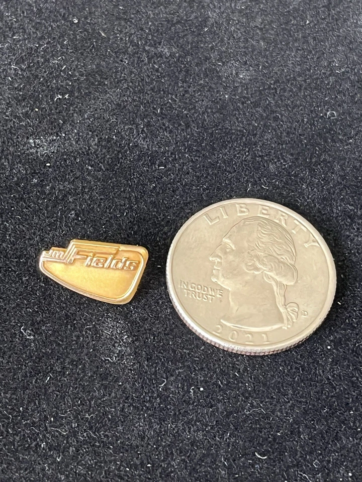 Jm Fields J.M. de colección Pin de solapa 1/10 oro 10K artículo promocional de grandes almacenes difícil de encontrar Foto 4 de 4