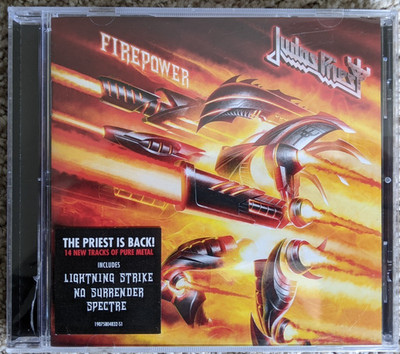 Judas Priest SEALED w/Hype CD: Firepower - 19075804832 - Heavy Metal 2018