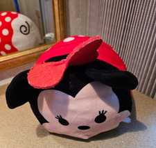 Disney Tsum Tsum Minnie Mouse 8.5in Pillow Plush Toy Stuffed Animal Cartoon Char