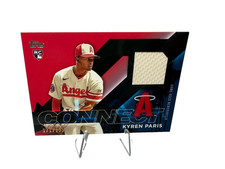Kyren Paris 2024 Topps Series 2 Connect Relic RC /199 #CC2-KP Angels