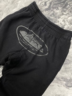 Corteiz Alcatraz OG Sweatpants Big Logo Men Size M Black | eBay