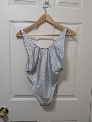 NWOTs American Apparel Leotard M Festival Rave Space Age Disco 2000s Futuristic