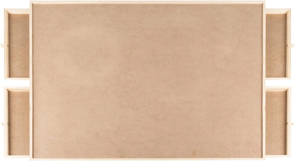 Puzzle Sortiertablett Holz 89x69cm XXL 4 Schubladen, Brett, Matte bis 1500 Teile - Bild 2 von 4