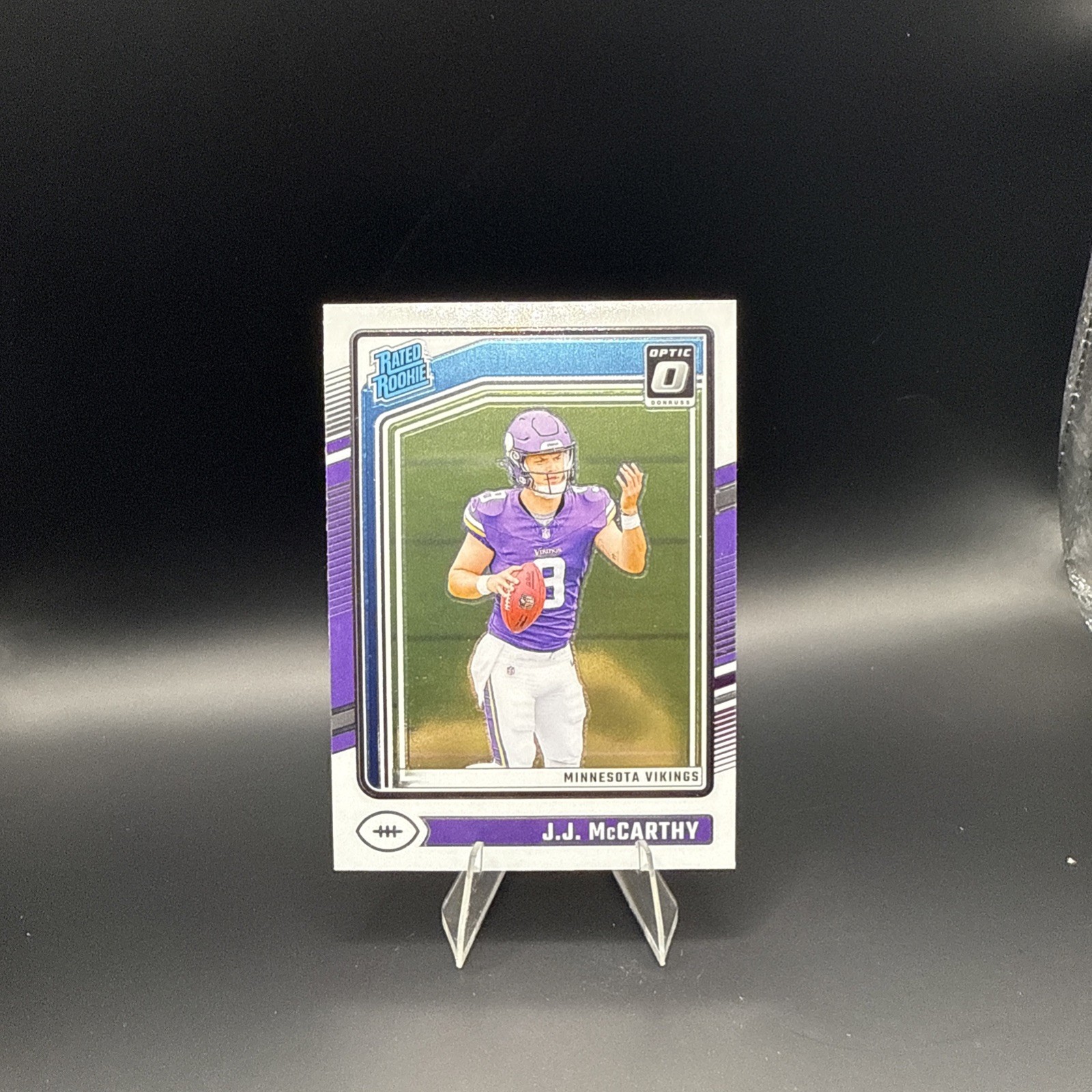 2024 Donruss Optic JJ McCarthy Rated Rookie #235 Vikings