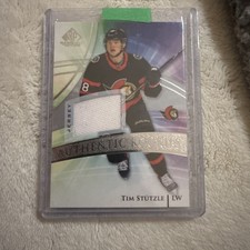 SENS Army Upper deck SP Game used 2019-20 Tim Stutzle Rookie #160 MINT+