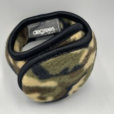Degrees by 180s Childs Behind-The-Head Collapsible Ear Warmers Camo No Box NEW