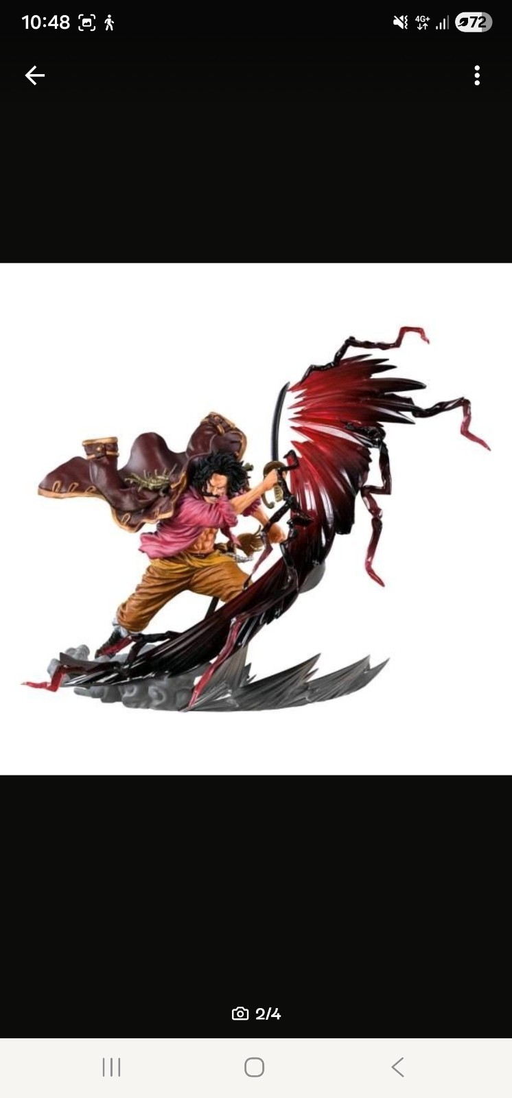 One Piece Gol. Figura de anime D Roger Tamashii Bandai Figuarts Zero, estatua