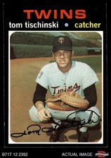 1971 Topps #724 Tom Tischinski Twins SHORT-PRINT 7 - NM