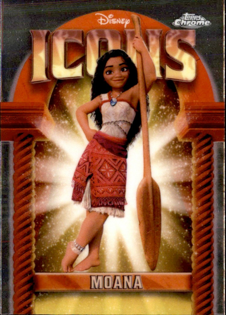 Moana 2025 Topps Chrome Disney #DI-22 Disney Icons Price Guide