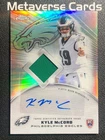 2025 Topps Chrome Kyle McCord Rookie Patch Autographs (RAW)