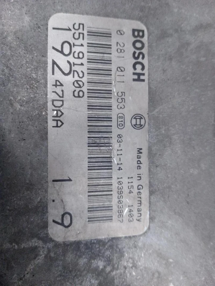 55191209 centralina motore per FIAT STILO MULTI WAGON (192) 1.9 JTD CAT 4620011 - Immagine 4 di 4