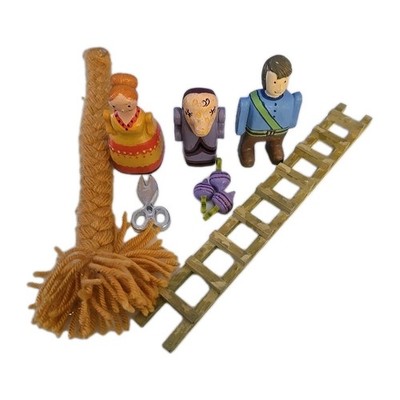 Rapunzel Storybook Fairy Tale Figurines Characters
