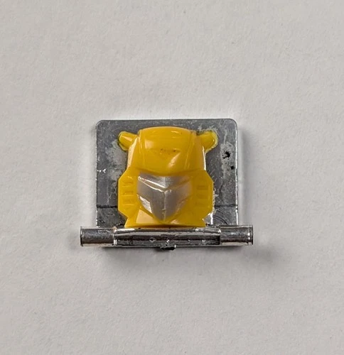 1984 Hasbro Transformers Mini-Car Yellow Bumblebee Action Figure Head G1 #4