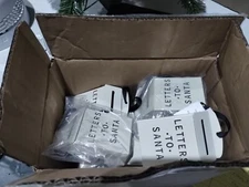 Lot Of 24 New Hearth & Hand W Magnolia "Letters To Santa" Xmas Tree Ornament