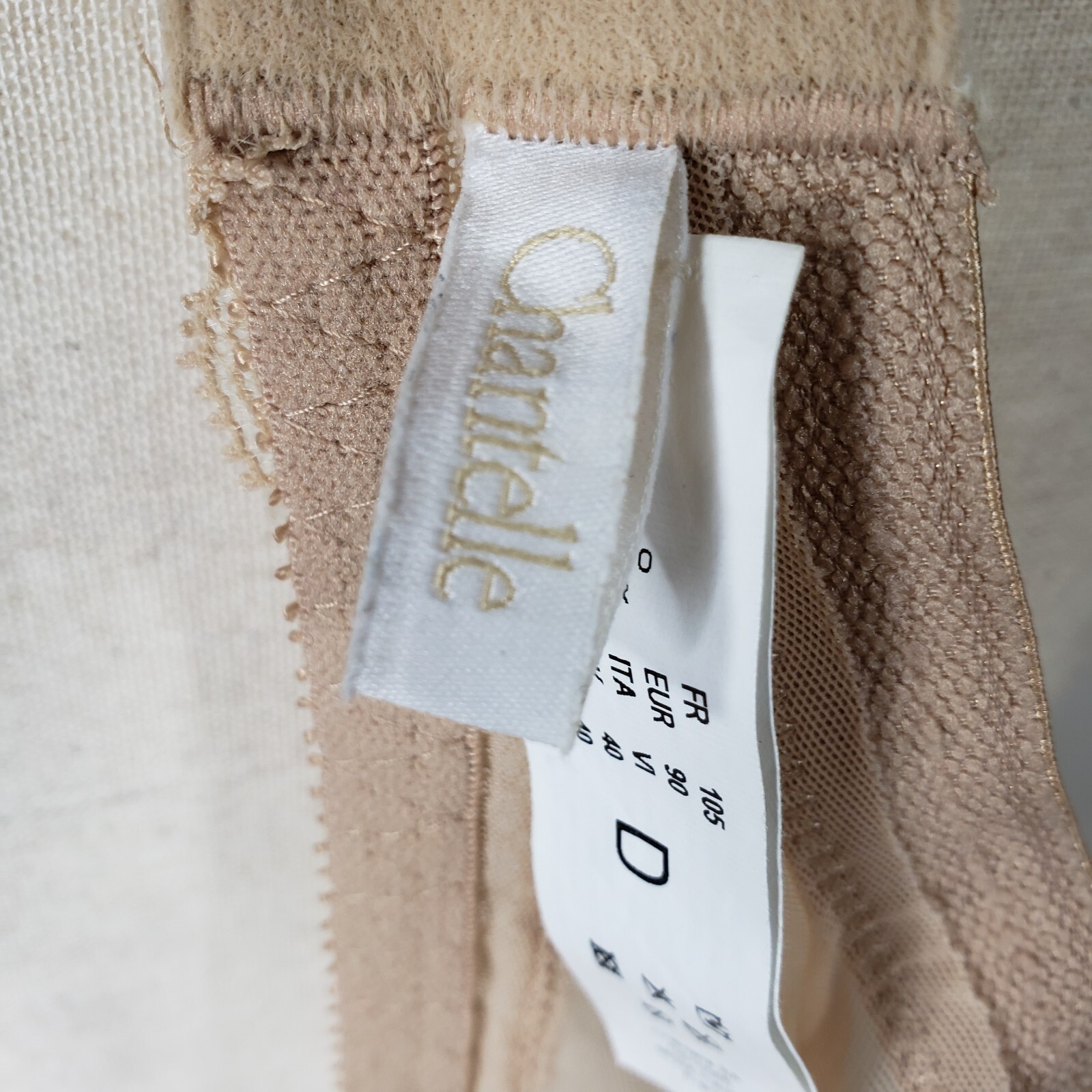 Chantelle Bra 40D Full Coverage Underwire Unlined Nude CS10065 eBay