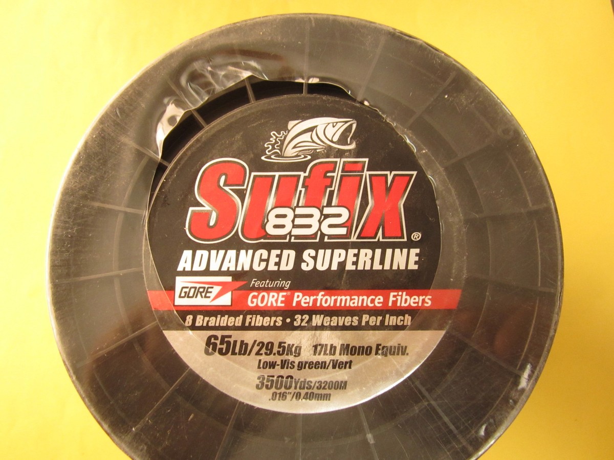 Sufix 832 Advanced Superline 65lb 3500 Yards for sale online | eBay